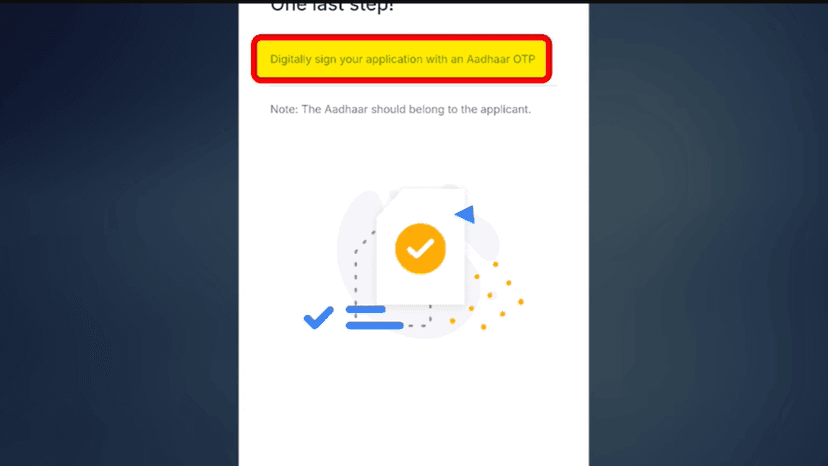 Step 5: e-Sign & Account Activation