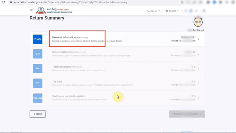 Step 3: Personal Information & Bank Details