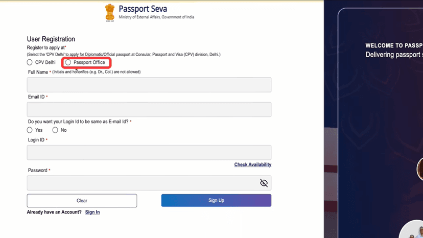 Step 1: Register & Login