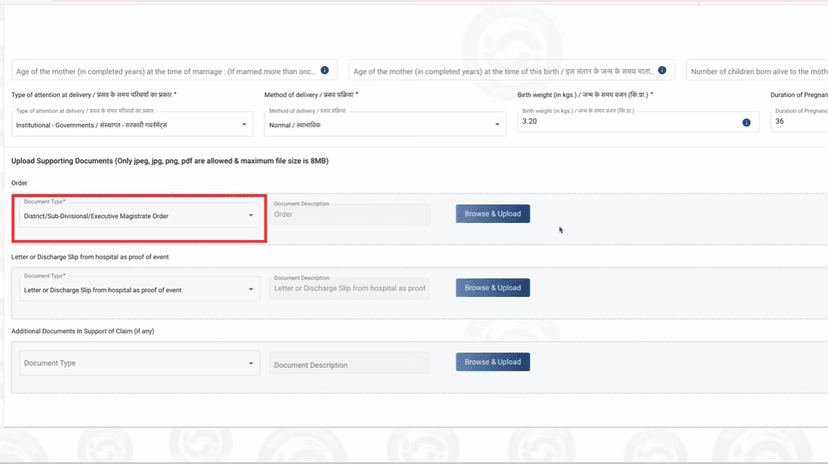 Step 5: Supporting Documents