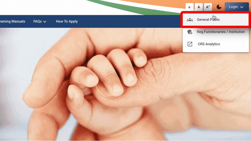 Step 1: Login & Register