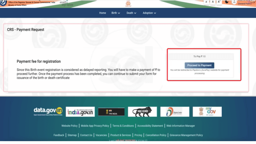 Step 6: Confirmation & Payment