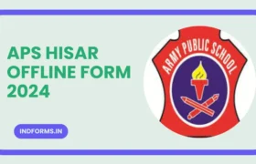 APS Hisar Offline Form 2024