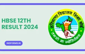 HBSE 12Th Result 2024