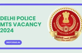 Delhi Police MTS Vacancy 2024