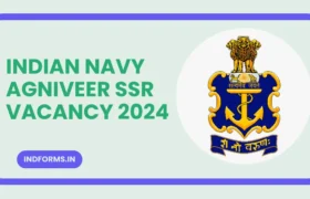 Indian Navy Agniveer SSR Vacancy 2024