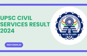 UPSC Civil Services Result 2024