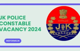 JK Police Constable Vacancy 2024